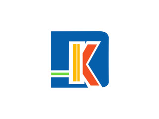 DK Initial Logo for your startup venture