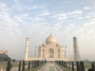 Taj Mahal under renovation