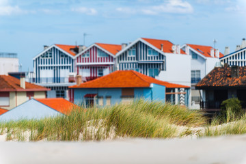 Fisherman's village Costa Nova. Aveiro. Portugal.