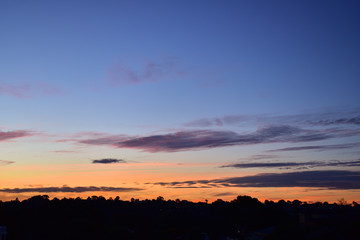 Fototapeta premium Sunset sky