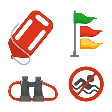 Set of rescue items