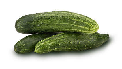 Heap fresh cucumber
