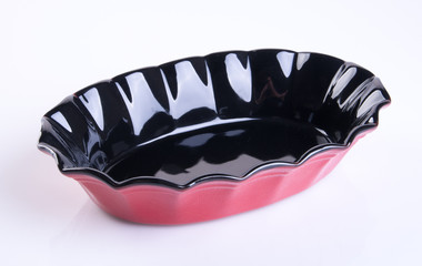 bowl or ceramic bowl on a background.