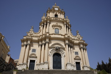 Fototapeta na wymiar cathedral of ragusa