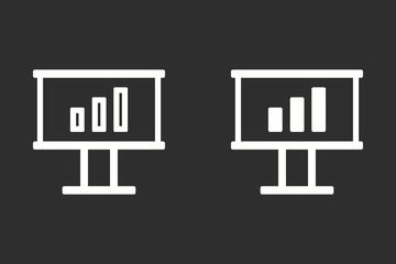 Info board - vector icon.