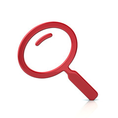 Red search icon