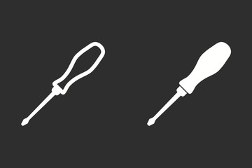 Screwdriver - vector icon.