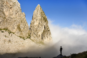 Fototapeta premium cliff wall in Prokletije Mountains, Montenegro