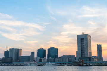 Fototapeta premium 東京湾岸の夕焼け４