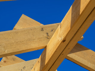 Construction of a frame house