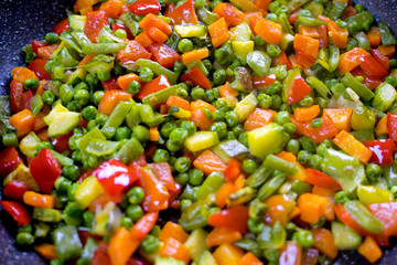 colored vegetable ratatouille