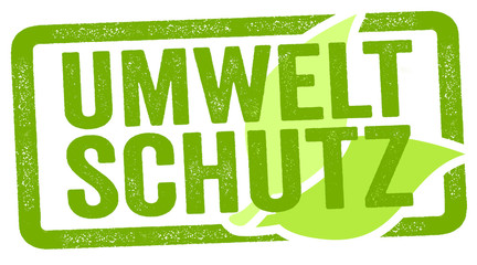 Stempel mit Umweltschutz