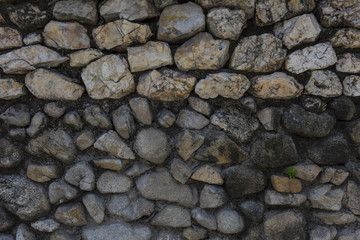 the Rock wall seamless texture. Design background