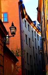Street lights in Stockholm