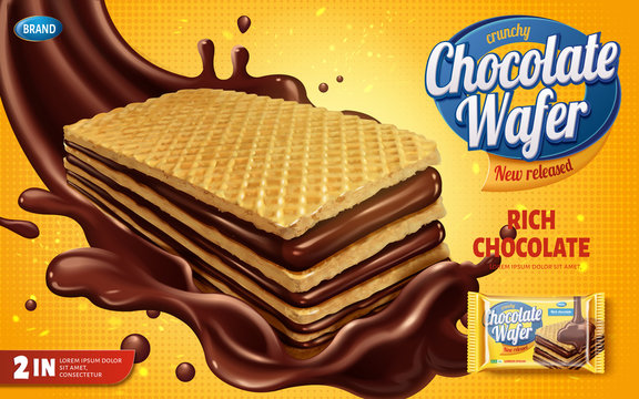 Chocolate wafer ads