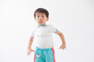 園児・白バック