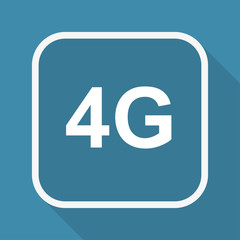 App Button mit Schatten - 4G Highspeed