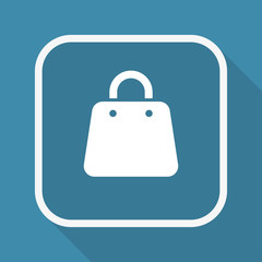 App Button mit Schatten - Handtasche - Warenkorb