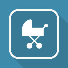 App Button mit Schatten - Kinderwagen