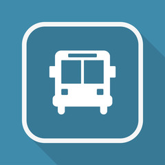 App Button mit Schatten - Schulbus