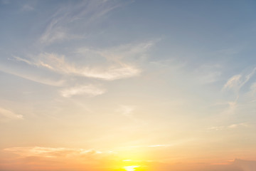 Naklejka na ściany i meble sunset sky