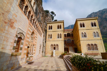 Fototapeta na wymiar Monastery of Qozhaya dedicated to Saint Anthony the Great. 