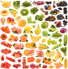 rainbow of fruits and vegetables