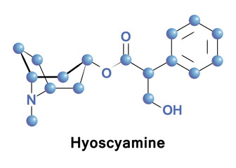Hyoscyamine is a tropane alkaloid. It is a secondary metabolite found in certain plants of the family Solanaceae