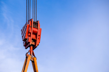 Lasthaken von einem Autokran.