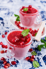 Frozen fruit popsicle