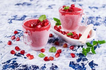 Frozen fruit popsicle