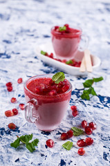 Frozen fruit popsicle