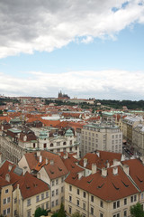 Naklejka na ściany i meble Überblick über die historische Altstadt von Prag