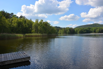 Ballade autour de l'étang de Hanau en Moselle
