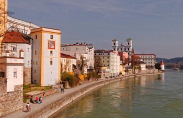 Obraz premium Passau - incoming storm