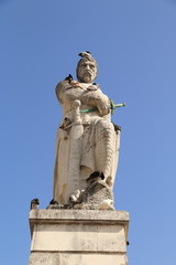 Fototapeta na wymiar Monument to Guzman El Bueno in Tarifa, Spain