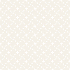 Fototapeta premium Crosshatch vector seamless geometric pattern. Crossed graphic rectangles background. Checkered motif. Seamless subtle texture of crosshatched lines. Trellis simple fabric print.