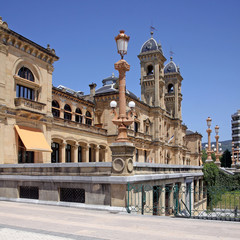 Obraz premium city hall san sebastian