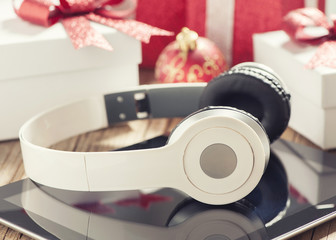 Tablet  and headphone best Christmas gifts