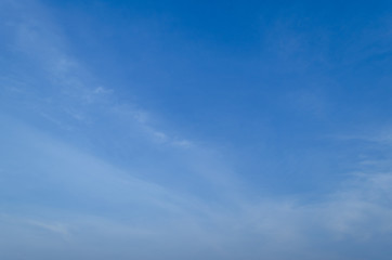Fototapeta premium The blue sky clouds sunrise in the morning.