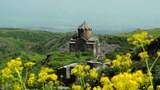 Beautiful ancient cathedral in Armenia