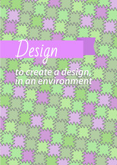 Abstract background, colored squares vector for design, cover, banner.