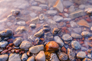 Morning Rock on Crimea Seaside