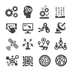Fototapeta premium technology icon 