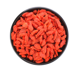 dried goji berries in a bowl