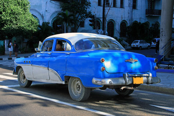 Classic american car Cuba
