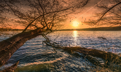 Sunset am Stienitzsee 