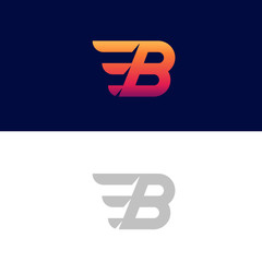 letter B sport logo
