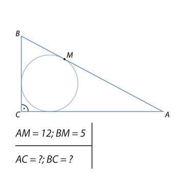 finding the legs of a right triangle