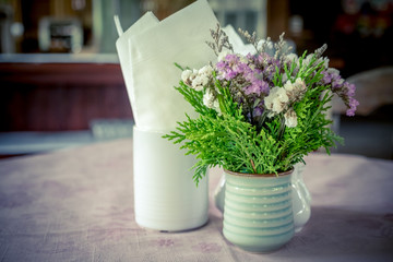 decor flowers In vase